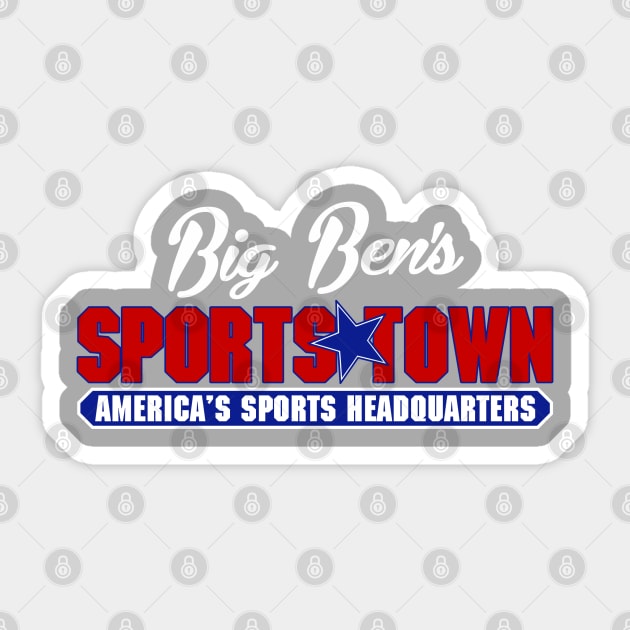 Big Ben's Sports Town Sticker by WizzKid